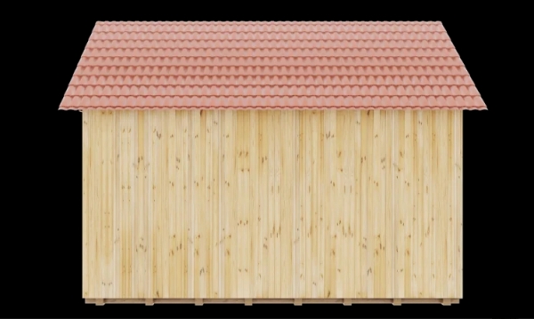 Дачный домик (модель hb-dd-md4). Модульные конструкции. HBuilder