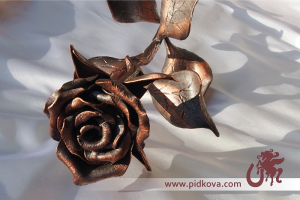 Кованые розы и цветы из метала. Лучший подарок
