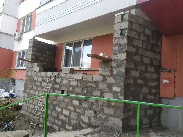 Пристройка балкона в Кривом Роге с выносом