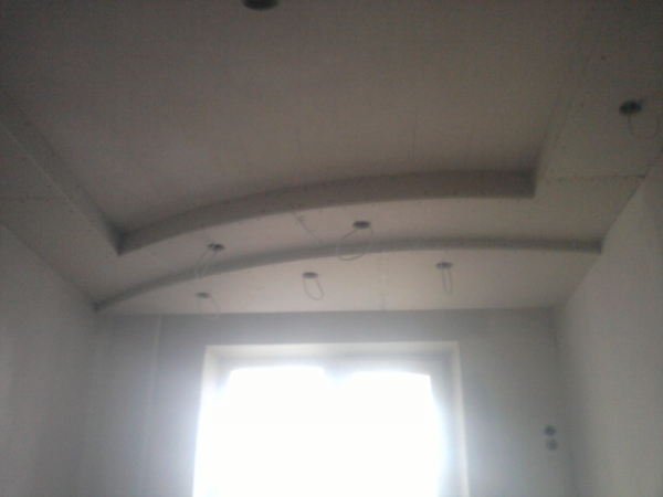 Короба из гипсокартона под натяжные потолки