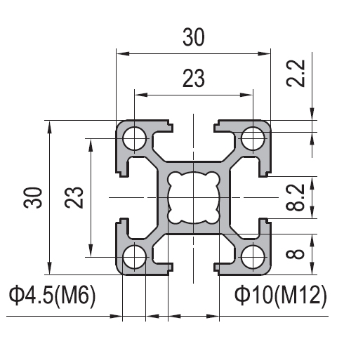 Алюминиевый конструкционный профиль