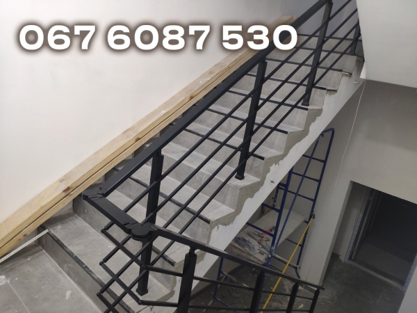 Алюминиевые перила и комплектующие. Установка перил