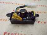Регулятор напр. (AVR) - 2-3 кВт , прямоугольный ( фишка - 4 контакта , 2 провода на щетки )